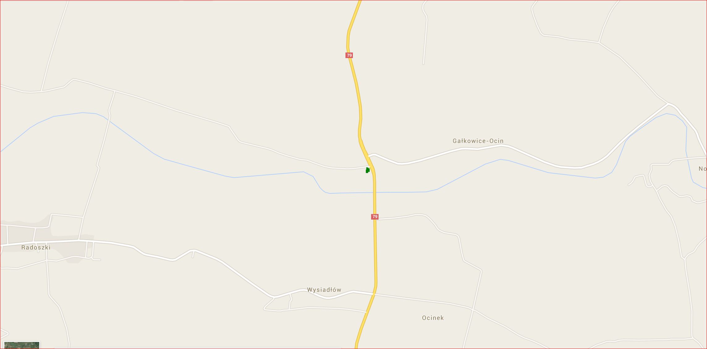 Mapa wjazdu do ośrodka